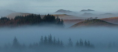 Foggy Morning, Strathlachlan, Michael Russell